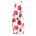 thumbnail image 2 of LOVZFMLL Combinaison pour Femme, Barboteuse Longue Ample d'Été Imprimée Sans Manches et Dos Nu Rouge, 2TG, 2 of 5