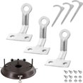 thumbnail image 2 of Patio Heaters Ground Fixtures Heater Fixed Foot Replacement Parts For Garden, 2 of 7