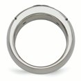 thumbnail image 2 of Edward Mirell Titanium Brushed Cable and 18k Rivet 9.25mm Band Size 10.5, 2 of 4