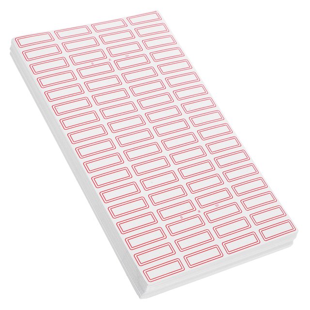 CATIEBYE Étiquettes Autocollantes Rouges Polyvalentes pour l'Étiquetage, l'Envoi et le Rangement