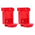 thumbnail image 4 of 2Pcs Support de Support de Batterie Support de Quai de Batterie pour 18V 20V Batteries au Lithium Support de Fixation BracketRed, 4 of 14