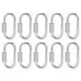 thumbnail image 1 of Chain Connector,10Pcs Quick Link Connector Quick Link Carabiner Quick Link Connector Professionally Tested, 1 of 14
