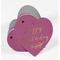 thumbnail image 3 of Inkdotpot Real Gold Foil Happy Birthday Tag Favor Hang Paper Tag 50 Pieces, 3 of 6