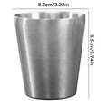 thumbnail image 2 of Yhmxh Kitchen Gadgets Kitchen Accessories Stainless Steel Double-layer Beer Mug Hot Pot Tableware Barbecue Anti-scald Tea Cup Kitchen Essentials Kitchen Aid Attachments for Home School Office Party, 2 of 2