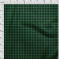 thumbnail image 4 of oneOone Rayon Dark Green Fabric Check Fabric For Sewing Printed Craft Fabric By The Yard 56 Inch Wide, 4 of 4