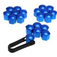 thumbnail image 2 of 20pcs Universal 21mm Wheel Nut Covers Lug Nut Caps Screw Protector, 2 of 7