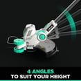 thumbnail image 5 of Litheli 40V Cordless String Trimmer, 13" Battery Powered Grass Trimmer & Wheeled Edger, Automatic Line Feed, 2.0Ah Battery and Charger, for Grass Trimming/Edging, 5 of 5