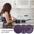 thumbnail image 2 of Silicone Trivets for Hot Pots and Pans Silicone Trivet Mat Set with 3 Carved Patterns Hot Pot Holder Hot Pads Kitchen Pans and Pots Set Hot Pads Pot Holders, 2 of 4