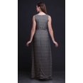 thumbnail image 4 of Bimba Check Women Long Tank MaxiDress Round Neck Printed Party Gown-X-Large, 4 of 5