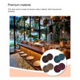 thumbnail image 4 of Baohd 2X Stool Cover Bar Supplies Dustproof Chair Covers Fine Workmanship Handily Install Multipurpose Washable Multicolored Brown XL, 4 of 6