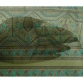 thumbnail image 4 of oneOone Viscose Chiffon Fabric Leaves & Floral Block Print Fabric BTY 42 Inch Wide, 4 of 4