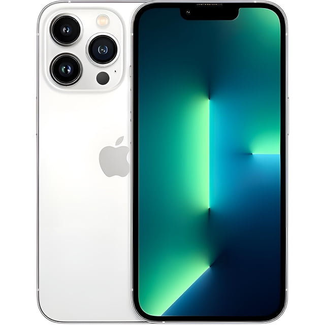 Refurbished Apple iPhone 13 Pro 5G - 256GB – Silver – 12MP Triple Rear & 12MP Front Camera - Fully Unlocked Smartphone - Excellent Condition