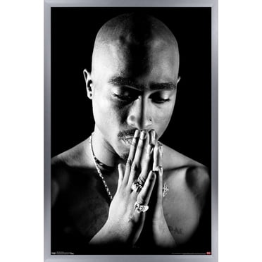 Tupac - Praying Wall Poster, 14.725" x 22.375"