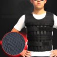 thumbnail image 4 of Adjustable Weight Vest Wrist Weights Leg Weight Accessories for Workout 15kg Capacity, 4 of 8