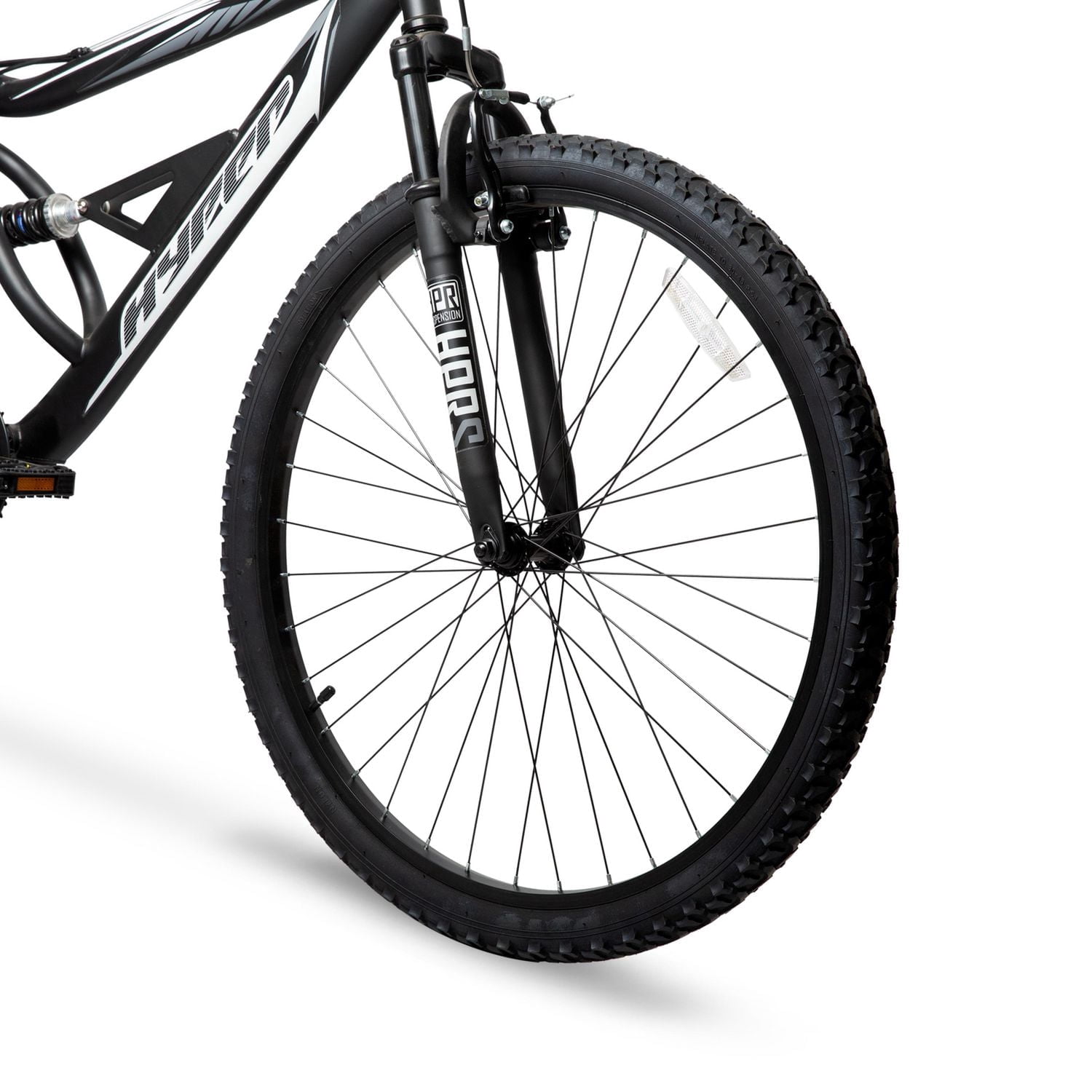 Hyper Bicycles Men's 27.5" Shocker Mountain Bike, Black