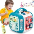thumbnail image 4 of Binwennn Baby Toys Baby Activity Cube Toys For 1 2 3 Year Old Boys Girls Kids Toddlers Learning Educational Toys Baby Musical Toys For Toddlers Bead Kids Building for Kids Ages 8-12 Foam Finger #1, 4 of 4