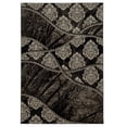 thumbnail image 1 of Jewel Ybor Brown & Black 5' x 7'6" Area Rug, 1 of 5
