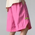 thumbnail image 4 of TopLLC Mens Shorts, Men shorts Shorts Men's Wide-Leg Style Solid Color Drawstring Pocket Quick Drying Casual Work Shorts., 4 of 5