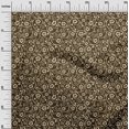 thumbnail image 3 of oneOone Rayon Brown Fabric Asian Batik Floral Craft Projects Decor Fabric Printed By The Yard 56 Inch Wide, 3 of 4