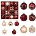 thumbnail image 1 of Personalized Christmas Ornaments Christmas Holiday Accessories Painted Christmas Balls Set Plastic Balls Window Available Christmas Tree Available Christmas Tree Small Pendant, 1 of 6