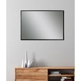 thumbnail image 4 of Mainstays Adler Wall Mount Framed Rectangular Mirror, Black Grain Finish, Home Decor Mirror, Has Frame; 18x22in, 4 of 4