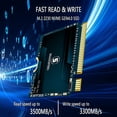 thumbnail image 3 of SSD M.2 2230 512 Go NVMe PCIe Gen 4.0X4 SSHARKSPEED Disque SSD Interne, Compatible avec Steam Deck, Microsoft Surface Pro, Ultrabook, Portable, PC de Bureau (M.2 2230 PCIe 4.0, 512 Go), 3 of 5