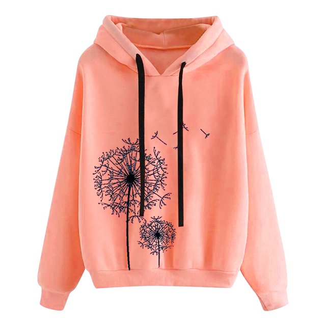 CEHVOM T-shirt à Capuche pour Femmes à Manches Longues
