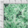 thumbnail image 2 of oneOone Rayon Sea Green Fabric Floral Craft Projects Decor Fabric Printed By The Yard 56 Inch Wide, 2 of 4