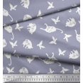 thumbnail image 2 of Soimoi Velvet Fabric Bird & Cat Animal Print Fabric by Yard 58 Inch Wide, 2 of 3
