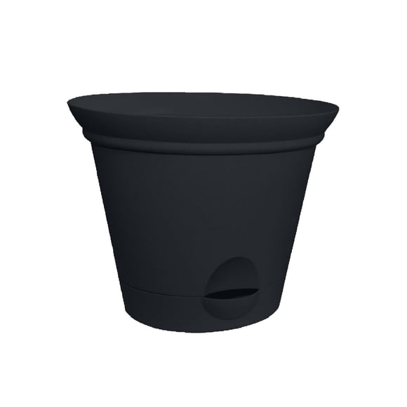 Misco 6.8IN FLARE SW Planter BLACK