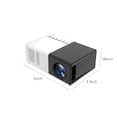 thumbnail image 3 of Dvkptbk Petit Projecteur Domestique Projecteur Portable à DEL Prend en Charge HD 1080p Alimentation Mobile d'Extérieur, 3 of 8
