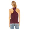 thumbnail image 2 of Bella Canvas 6008 Women`s Jersey Racerback Tank, L, Maroon, 2 of 2