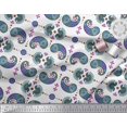 thumbnail image 2 of Soimoi Poly Georgette Fabric Dot,Floral & Paisley Fabric Prints by Yard 52 Inch Wide, 2 of 3