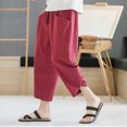 thumbnail image 4 of Birdeem Pantalon Décontracté en Coton et Lin pour Hommes, 4 of 12