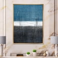 thumbnail image 3 of Designart Teal Meets Grey Abstract Art FLOAT FRAME WALL ART, 3 of 4