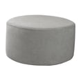 thumbnail image 3 of Round Pouf Covers Round Cover er Dustproof - Gray, 3 of 10