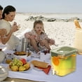 thumbnail image 4 of PRETXORVE Large Capacity Beverage Dispenser, Drink Dispenser With Tap Ice Lemonade Container With Lid, Fruit Teapot Lemonade Drink Container, 4 of 9