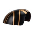 thumbnail image 3 of 2x Union Jack UK Flag Mirror Covers for MINI Cooper R55 R56 R57 Black/Gold, 3 of 11