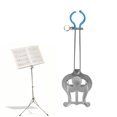 thumbnail image 4 of Clamp de Marche, Porte-Musique Léger Portable Argent Compact pour Lyre pour Trompette pour Instrument de Musique, 4 of 8
