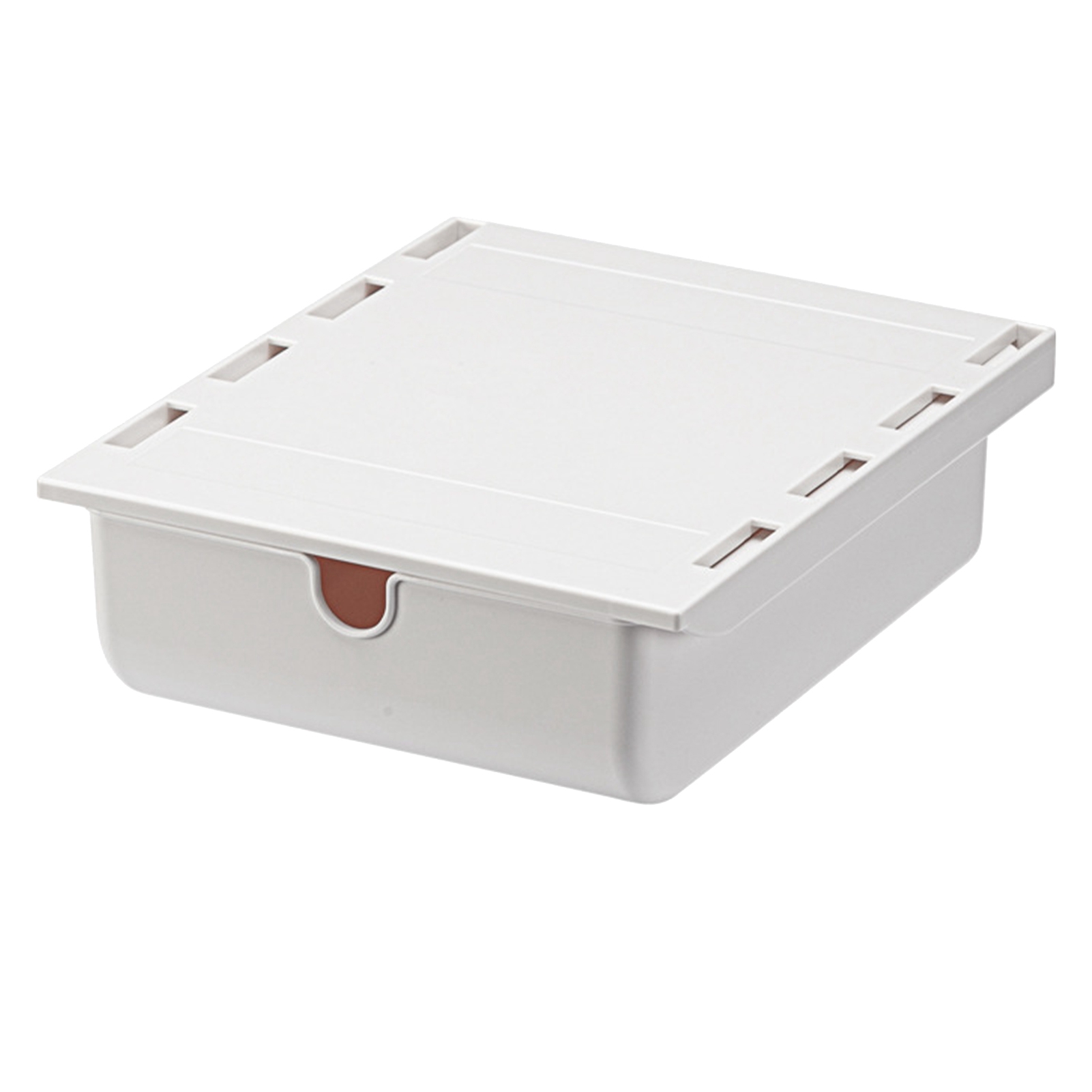 Hidden Drawer Organizer, Strong Adhesive, 2kg Load Capacity, Space Saving Storage, Versatile Solution for Office Desk, Study Table