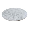 thumbnail image 1 of Fitted Round Vinyl Tablecloth with Flannel Backing and Elastic Edge, Waterproof Table Protector for Dining Room Table, 1 of 7