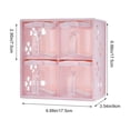 thumbnail image 3 of Transparent Seasoning Box, with Handle and Spoon, Storage Container Rack Set, Detachable, 4 Compartments, Food-grade Plastic, Space-saving, for Spices Seasonings, 3 of 6