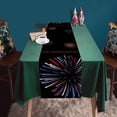thumbnail image 1 of WHEANG Liquidation Innovation Fête de l'Indépendance Chemin de Table Décoratif Lin Tapis de Table Durable Bordure Exclusivement pour Nappe Solide, 1 of 4