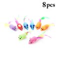 thumbnail image 3 of 8PCS Cat Toy Interactive Fake Feather Mouse Kitten Toy Cat Chew Toy for Kittens, 3 of 10