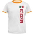 thumbnail image 1 of World Cup Mexico T-Shirt à Col Contrastant pour Hommes, 1 of 1