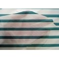 thumbnail image 4 of oneOone Cotton Silk Teal Green Fabric Stripe Block Sewing Craft Projects Fabric Prints By Yard 42 Inch Wide, 4 of 4