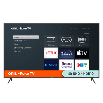 Téléviseur intelligent de 165 cm (65 po) 4K UHD HDR Roku onn. (Modèle 100012587-CA)
