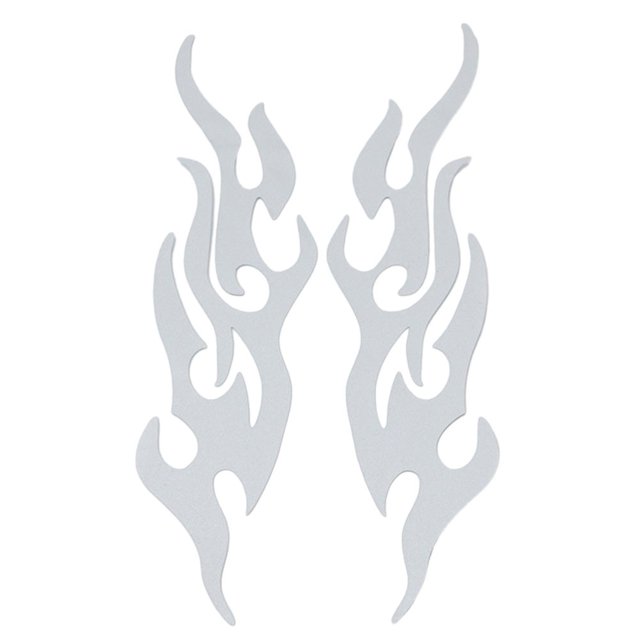 Sticker Autocollant Vinyle DIY Flame Imperméable à l'Eau pour Voiture Moto Réservoir d'Essence Fende