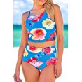 thumbnail image 1 of Ensemble Débardeur à Bretelles Spaghetti Imprimé Floral Bleu pour Femme, 1 of 9