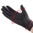 thumbnail image 3 of Full Finger Arthritis Gloves Breathable Compression Gloves Copper Infused Gloves, 3 of 10